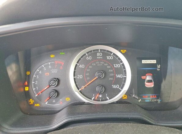 JTDP4MCE8MJ055040 2021 TOYOTA COROLLA Blue Սարքավորումների վահանակի տեսք