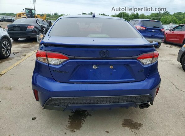 JTDP4MCE9MJ065723 2021 TOYOTA COROLLA Blue Հետևի տեսք