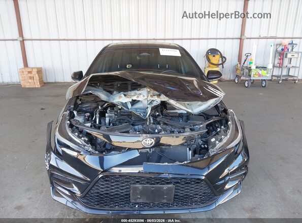 JTDP4MCEXRJ103807 2024 TOYOTA COROLLA Black წინა ხედი