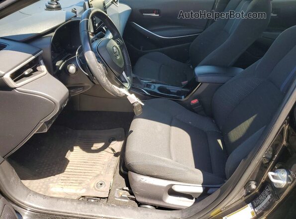 JTDP4RCE2LJ001938 2020 TOYOTA COROLLA Black Вид салону спереду