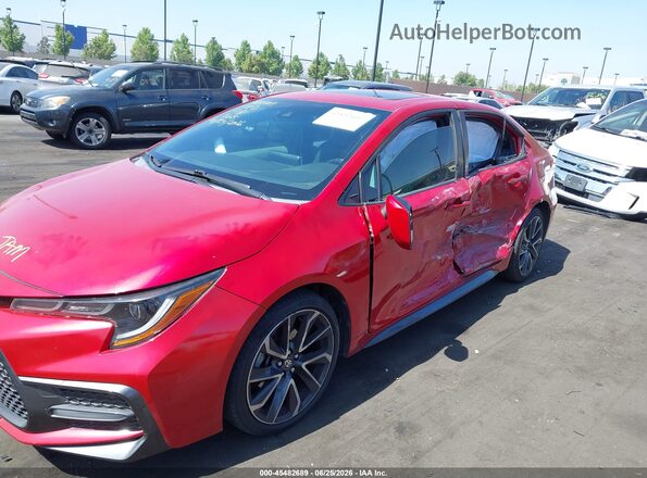 JTDP4RCE2LJ020408 2020 TOYOTA COROLLA Красный Вид спереди