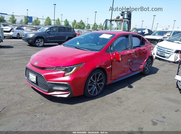 JTDP4RCE2LJ020408 2020 TOYOTA COROLLA Красный Панорамный вид салона 360°