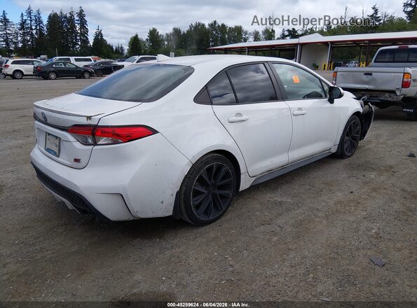 JTDP4RCE2LJ030646 2020 TOYOTA COROLLA Белый Задняя правая четверть
