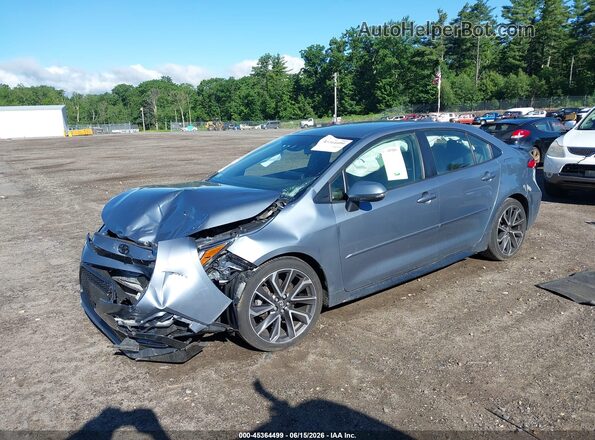JTDS4MCE0N3510270 2022 TOYOTA COROLLA Синий Передняя левая четверть
