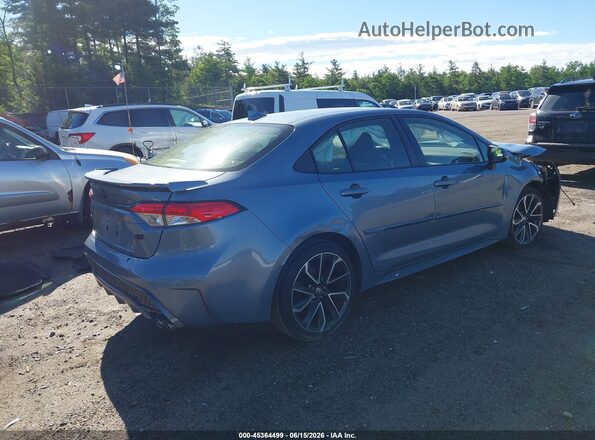 JTDS4MCE0N3510270 2022 TOYOTA COROLLA Синий Задняя правая четверть