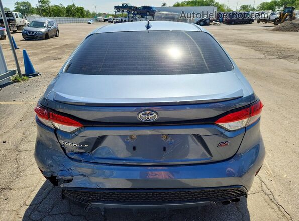 JTDS4MCE0NJ092854 2022 TOYOTA COROLLA Gray Rear view