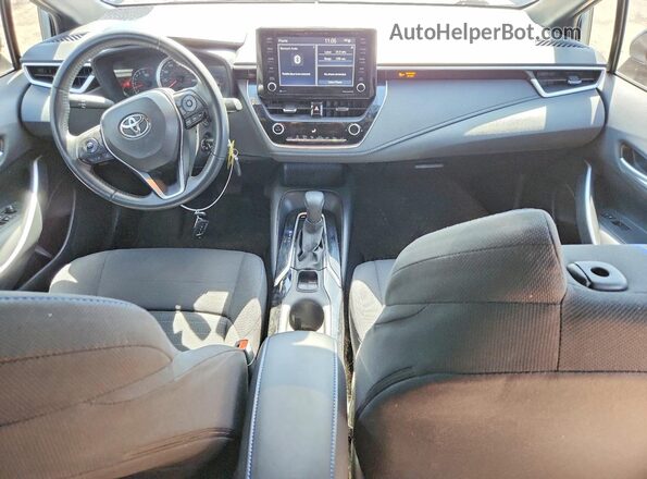 JTDS4MCE0NJ092854 2022 TOYOTA COROLLA Gray Dashboard view