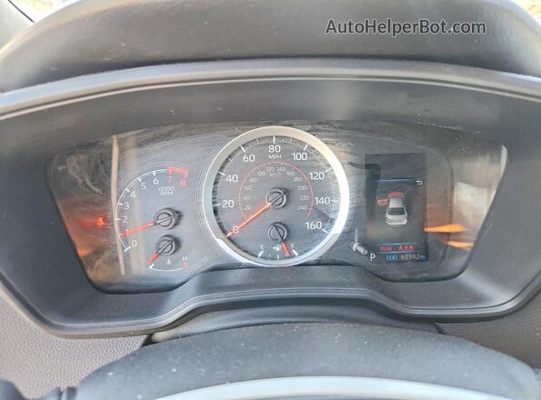 JTDS4MCE0NJ092854 2022 TOYOTA COROLLA Gray Instrument cluster view