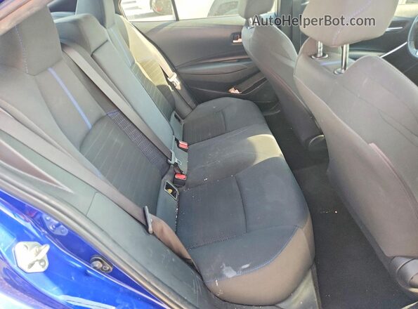 JTDS4MCE1NJ086044 2022 TOYOTA COROLLA Blue Rear seats view