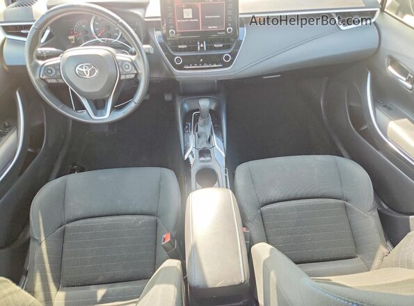 JTDS4MCE1NJ086044 2022 TOYOTA COROLLA Blue Dashboard view