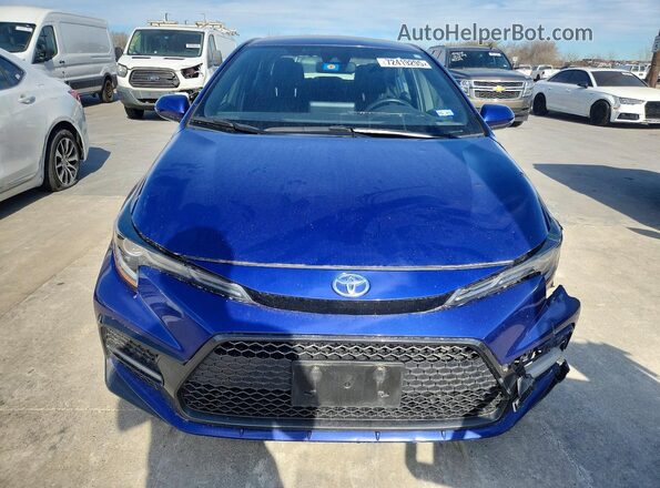 JTDS4MCE1NJ086044 2022 TOYOTA COROLLA Blue Front view