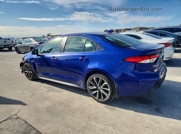 JTDS4MCE1NJ086044 2022 TOYOTA COROLLA Blue Rear left