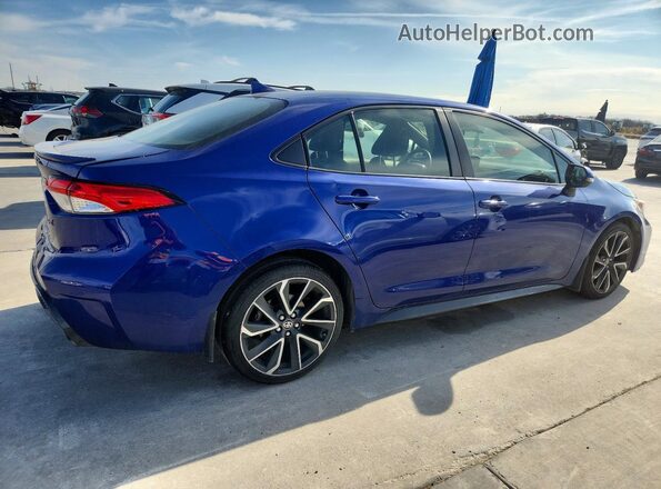 JTDS4MCE1NJ086044 2022 TOYOTA COROLLA Blue Rear right