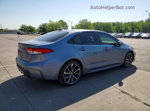 JTDS4MCE1NJ096122 2022 TOYOTA COROLLA Blue უკანა მარჯვენა