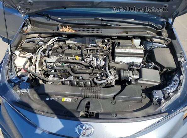 JTDS4MCE1NJ096122 2022 TOYOTA COROLLA Blue უკანა სალონის ხედი