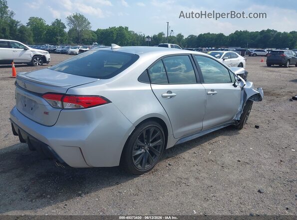 JTDS4MCE1P3518459 2023 TOYOTA COROLLA Серебряный Задняя правая четверть