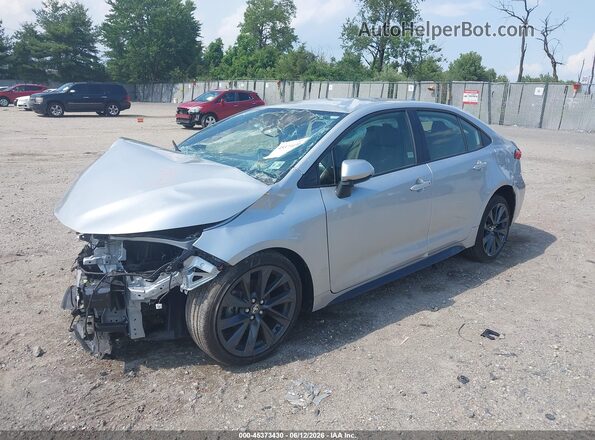 JTDS4MCE1P3518459 2023 TOYOTA COROLLA Серебряный Передняя левая четверть