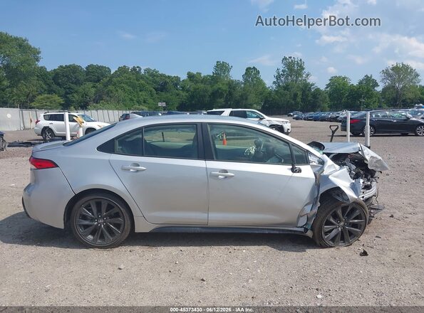 JTDS4MCE1P3518459 2023 TOYOTA COROLLA Серебряный Вид задней части салона