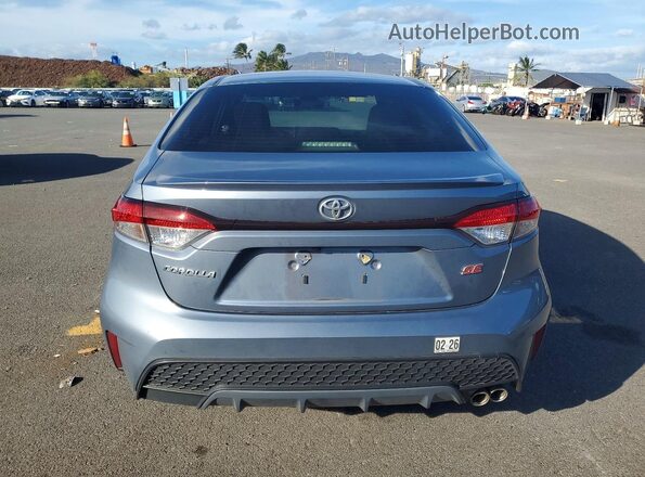 JTDS4MCE2MJ069123 2021 TOYOTA COROLLA Gray უკანა ხედი