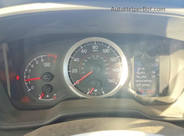JTDS4MCE2MJ069123 2021 TOYOTA COROLLA Gray ხელსაწყოთა პანელის ხედი