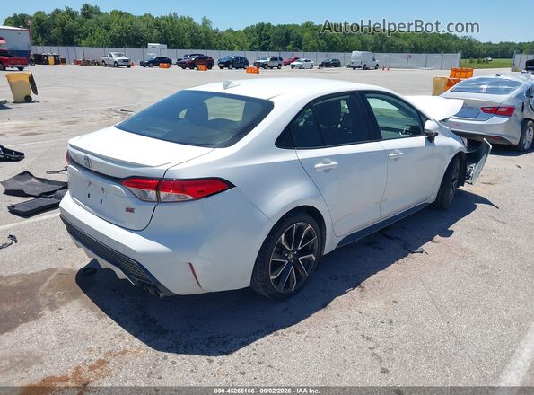 JTDS4MCE2N3507693 2022 TOYOTA COROLLA White Trasero derecho