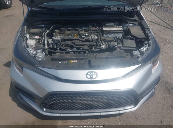JTDS4MCE2N3508374 2022 TOYOTA COROLLA Silver Вид спереду