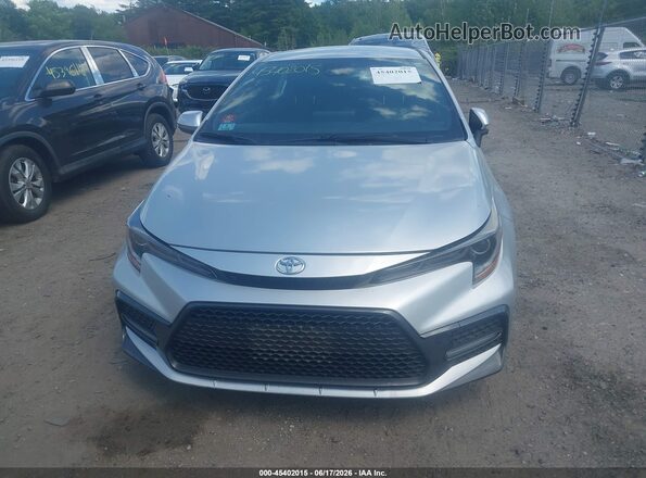 JTDS4MCE2N3508374 2022 TOYOTA COROLLA Silver Вид щитка приладів
