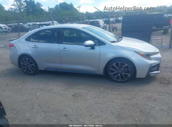JTDS4MCE2N3508374 2022 TOYOTA COROLLA Silver Вид задньої частини салону