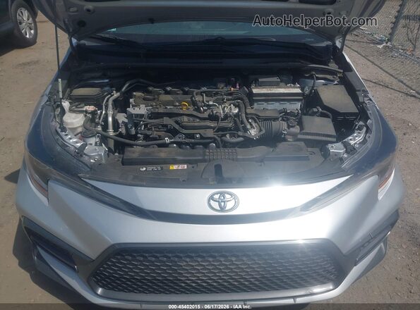 JTDS4MCE2N3508374 2022 TOYOTA COROLLA Silver Вид ззаду