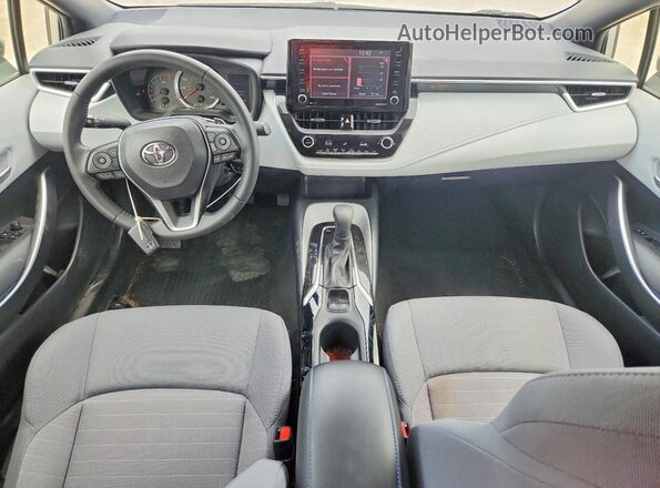 JTDS4MCE3N3513065 2022 TOYOTA COROLLA Silver Widok deski rozdzielczej