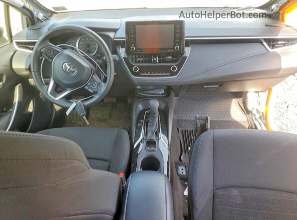 JTDS4MCE3NJ099720 2022 TOYOTA COROLLA Gray Dashboard view