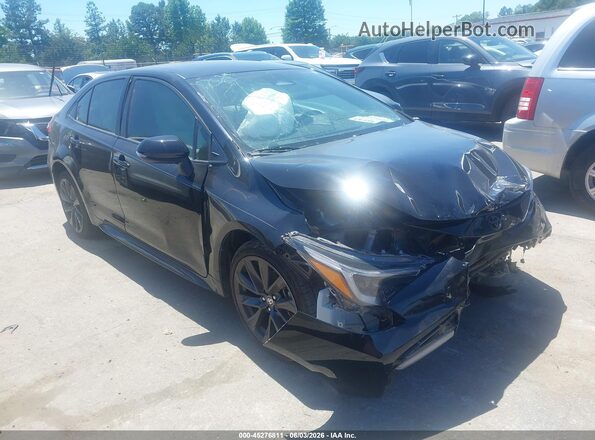 JTDS4MCE3PJ101470 2023 TOYOTA COROLLA Black Rear interior view