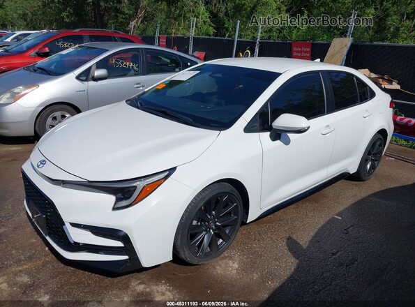 JTDS4MCE4PJ100134 2023 TOYOTA COROLLA White Vista tres cuartos delantera izquierda