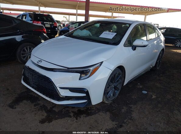 JTDS4MCE4PJ101218 2023 TOYOTA COROLLA Белый Передняя левая четверть