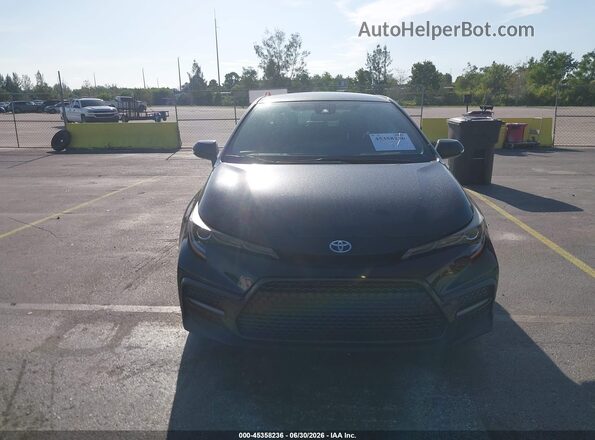 JTDS4MCE5MJ056432 2021 TOYOTA COROLLA Black ხელსაწყოთა პანელის ხედი