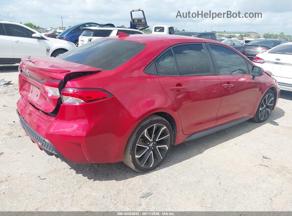 JTDS4MCE5MJ070069 2021 TOYOTA COROLLA Red Հետևի աջ
