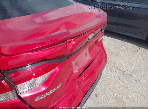 JTDS4MCE5MJ070069 2021 TOYOTA COROLLA Red 