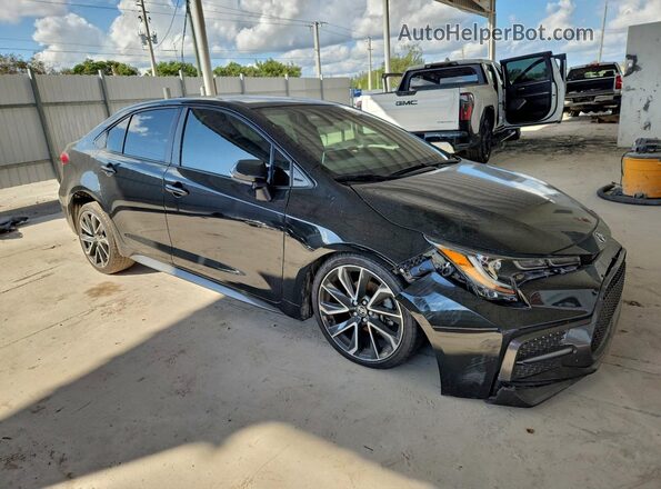 JTDS4MCE5MJ071237 2021 TOYOTA COROLLA Black 