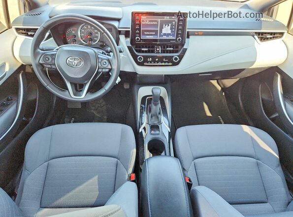 JTDS4MCE5MJ075031 2021 TOYOTA COROLLA Silver წინა პანელის ხედი
