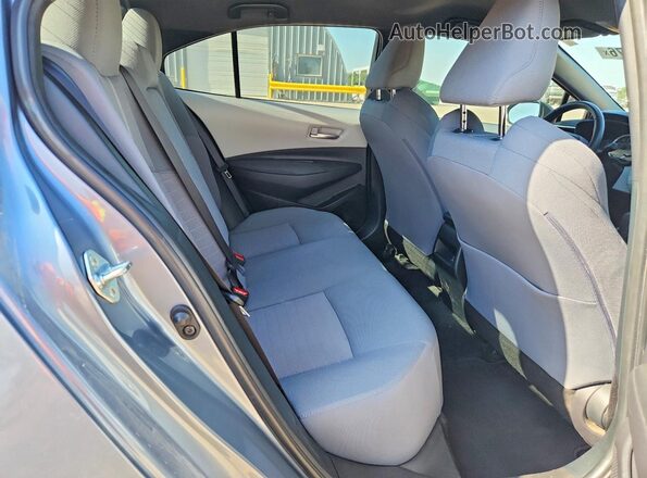 JTDS4MCE5MJ075031 2021 TOYOTA COROLLA Silver უკანა სავარძლების ხედი