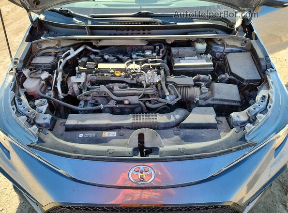 JTDS4MCE5MJ075031 2021 TOYOTA COROLLA Silver უკანა სალონის ხედი