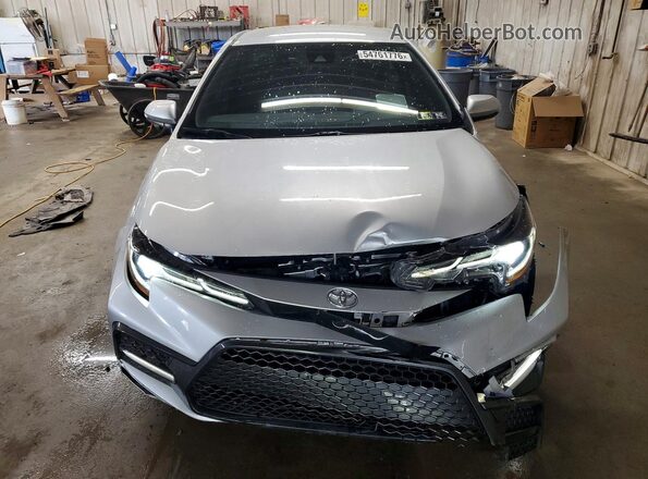 JTDS4MCE5NJ084264 2022 TOYOTA COROLLA Silver 