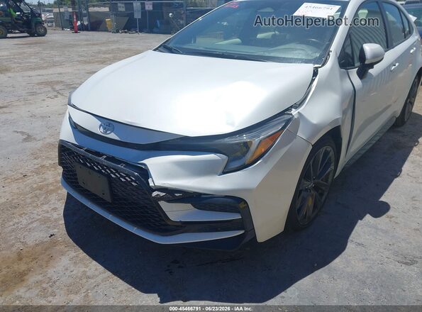 JTDS4MCE5P3517766 2023 TOYOTA COROLLA White Դիմացի տեսք