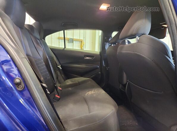 JTDS4MCE6MJ069948 2021 TOYOTA COROLLA Blue უკანა სავარძლების ხედი