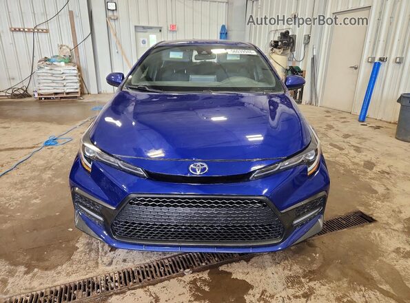 JTDS4MCE6MJ069948 2021 TOYOTA COROLLA Blue წინა ხედი