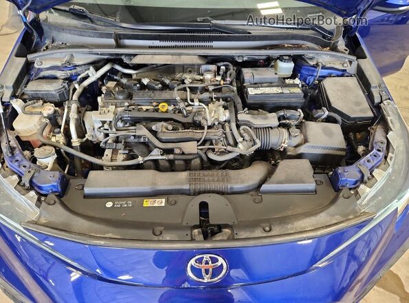 JTDS4MCE6MJ069948 2021 TOYOTA COROLLA Blue უკანა სალონის ხედი
