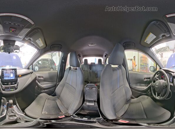 JTDS4MCE6MJ069948 2021 TOYOTA COROLLA Blue VIN კოდის სტიკერის ხედი