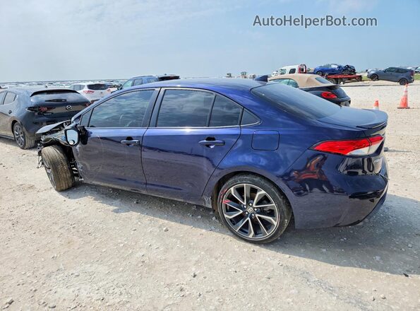 JTDS4MCE6MJ077032 2021 TOYOTA COROLLA Blue 