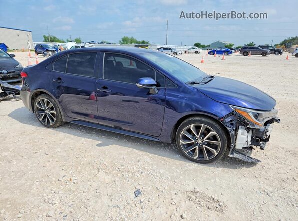 JTDS4MCE6MJ077032 2021 TOYOTA COROLLA Blue 