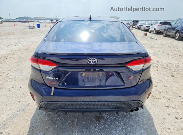 JTDS4MCE6MJ077032 2021 TOYOTA COROLLA Blue 